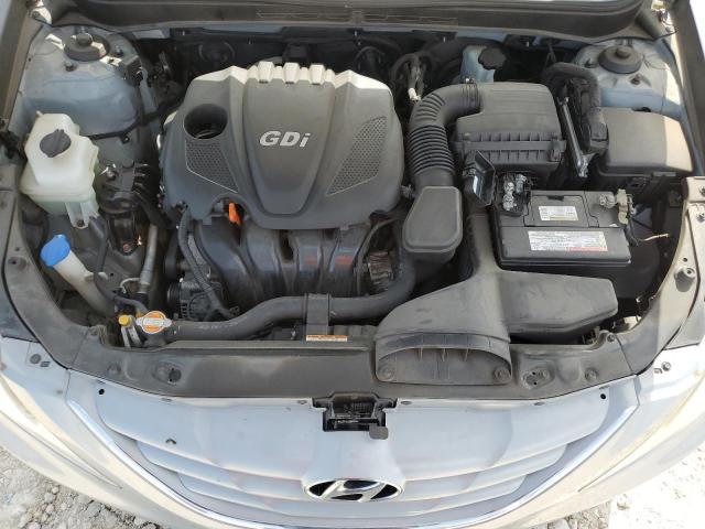 5NPEB4AC9CH366787 - 2012 HYUNDAI SONATA GLS SILVER photo 11