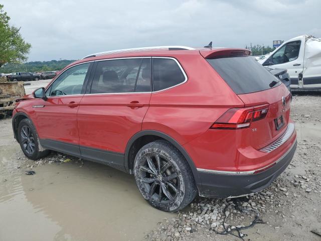 3VV2B7AX1NM043789 - 2022 VOLKSWAGEN TIGUAN SE Червоний фото 2