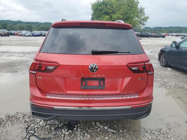 3VV2B7AX1NM043789 - 2022 VOLKSWAGEN TIGUAN SE Червоний фото 6