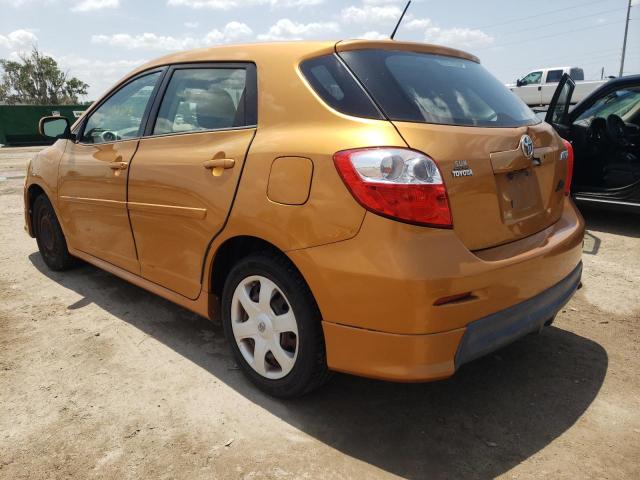 2T1KU40E99C161742 - 2009 TOYOTA COROLLA MA ORANGE photo 2