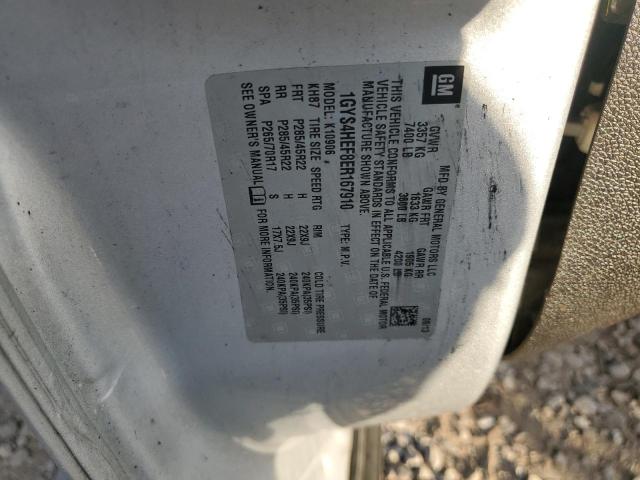 1GYS4HEF8ER167910 - 2014 CADILLAC ESCALADE ESV LUXURY 银色 照片 12