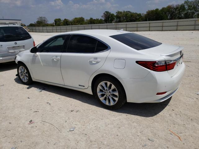 JTHBW1GG3E2052281 - 2014 LEXUS ES 300H WHITE photo 2