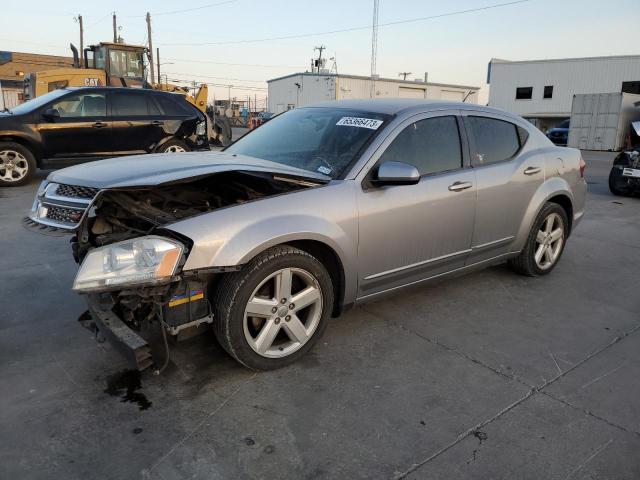 1C3CDZCB2DN682248 - 2013 DODGE AVENGER SXT SILVER photo 1