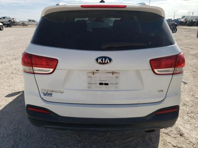 5XYPGDA5XHG220103 - 2017 KIA SORENTO LX WHITE photo 6