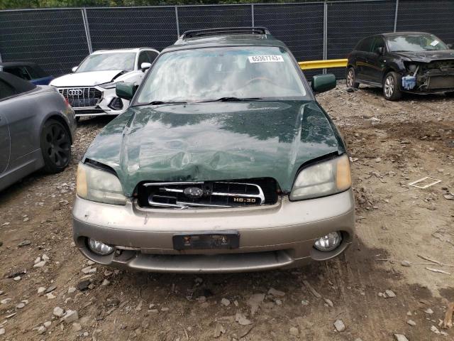 4S3BH806127638899 - 2002 SUBARU LEGACY OUTBACK H6 3.0 LL BEAN GREEN photo 5