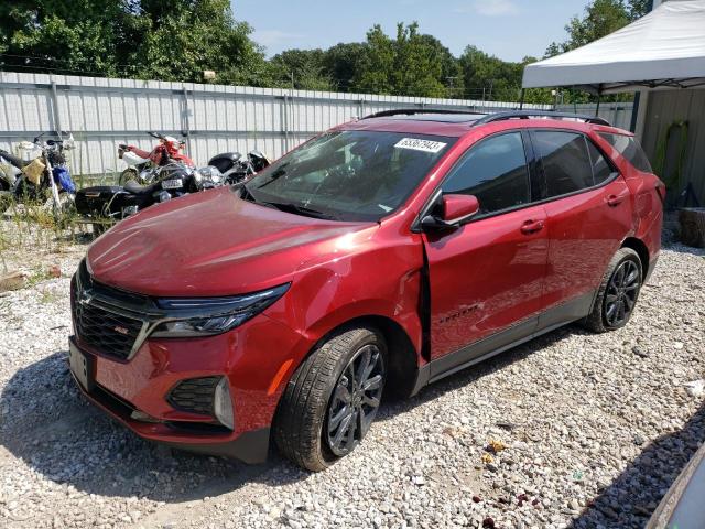 2GNAXWEV2N6115132 - 2022 CHEVROLET EQUINOX RS RED photo 1