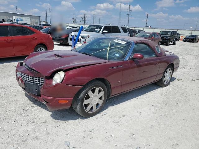 1FAHP60A94Y111573 - 2004 FORD THUNDERBIR BURGUNDY photo 1