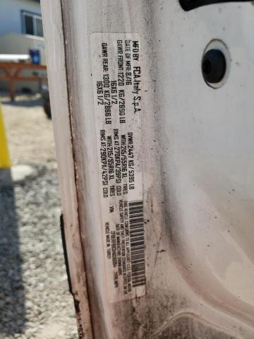 ZFBERFBB3H6D86814 - 2017 RAM PROMASTER SLT WHITE photo 13