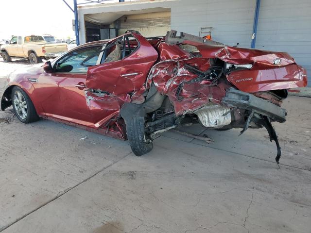 5XXGN4A72DG163935 - 2013 KIA OPTIMA EX 勃艮第红 照片 2