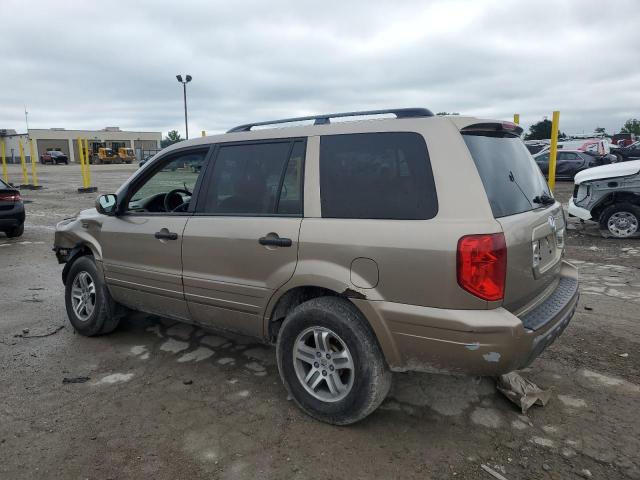 2HKYF18534H611169 - 2004 HONDA PILOT EXL GOLD photo 2