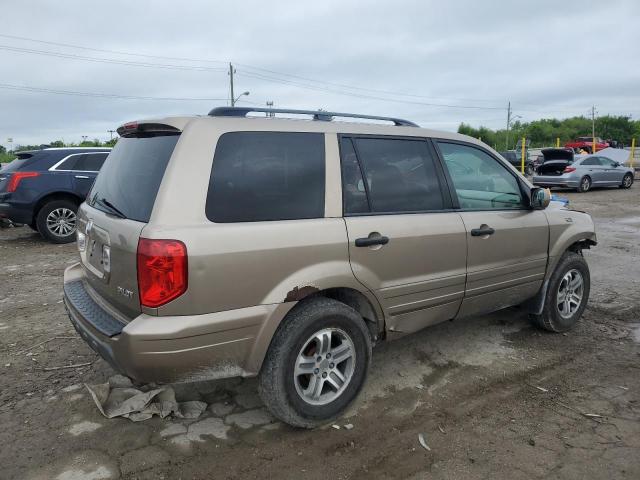 2HKYF18534H611169 - 2004 HONDA PILOT EXL GOLD photo 3