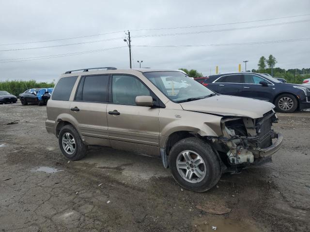 2HKYF18534H611169 - 2004 HONDA PILOT EXL GOLD photo 4