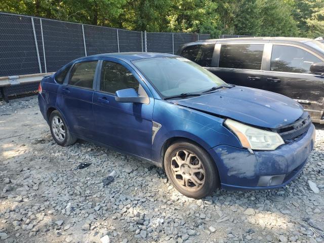 1FAHP35N08W236635 - 2008 FORD FOCUS SE BLUE photo 4