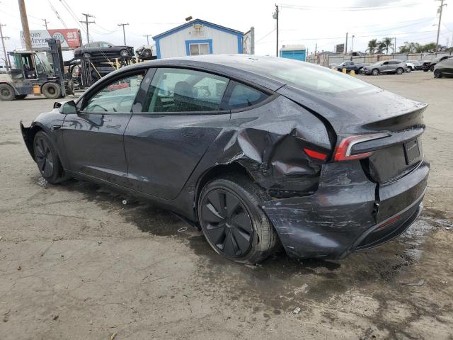 5YJ3E1EA7SF021390 - 2025 TESLA MODEL 3 GRAY photo 2