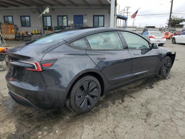 5YJ3E1EA7SF021390 - 2025 TESLA MODEL 3 GRAY photo 3