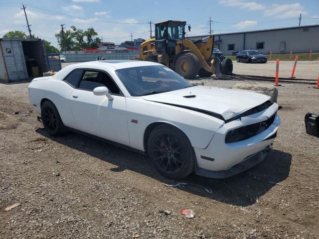 2C3CDYCJ3DH616284 - 2013 DODGE CHALLENGER SRT-8 WHITE photo 4