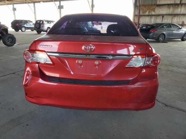 5YFBU4EE2DP080941 - 2013 TOYOTA COROLLA BASE RED photo 6