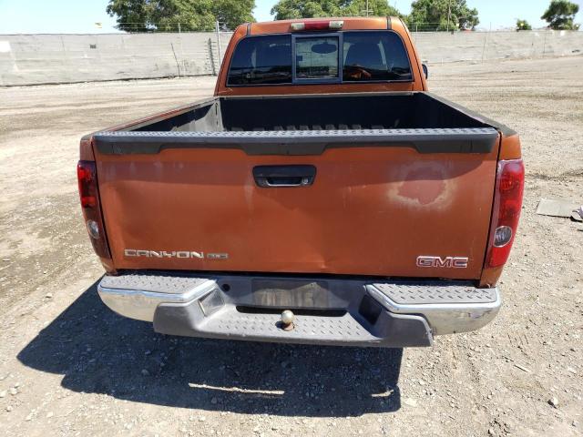 1GTCS196148213003 - 2004 GMC CANYON ORANGE photo 6