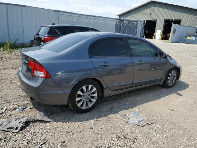 19XFA16859E037107 - 2009 HONDA CIVIC EX GRAY photo 3