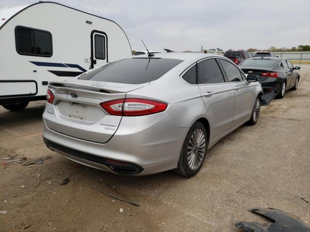 3FA6P0K97GR216963 - 2016 FORD FUSION TITANIUM SILVER photo 4