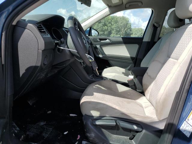 3VV0B7AX1LM012840 - 2020 VOLKSWAGEN TIGUAN S BLUE photo 7