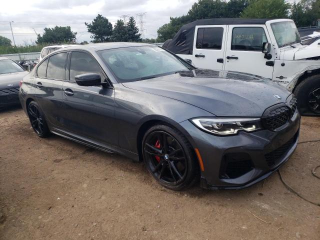 WBA5U9C02MFL36307 - 2021 BMW M340XI GRAY photo 4