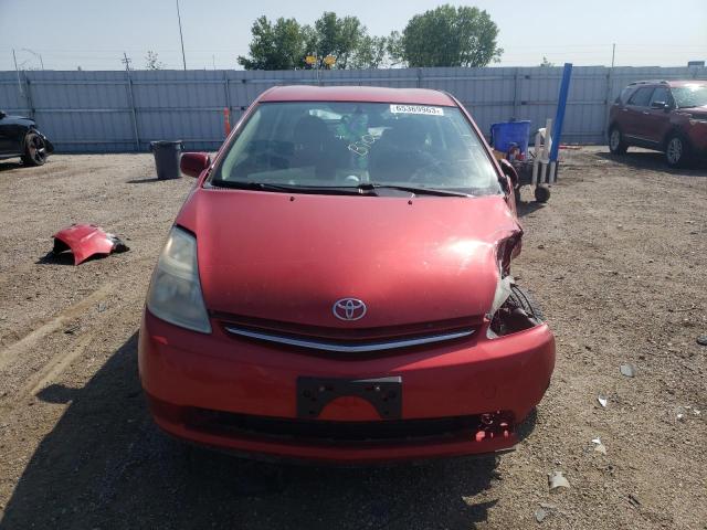 JTDKB20UX87716571 - 2008 TOYOTA PRIUS RED photo 5