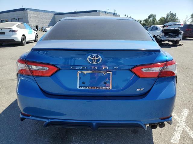 4T1B11HK6JU088222 - 2018 TOYOTA CAMRY L BLUE photo 6