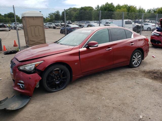 JN1BV7AR9EM706841 - 2014 INFINITI Q50 BASE RED photo 1