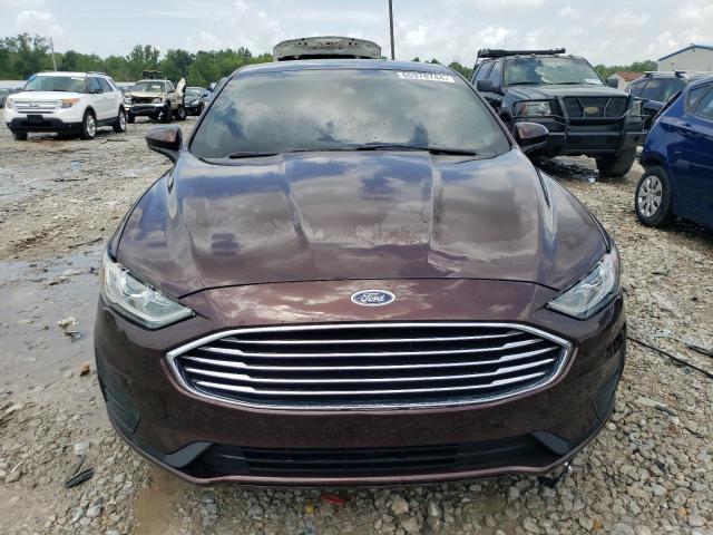 3FA6P0HD8KR249278 - 2019 FORD FUSION SE MAROON photo 5