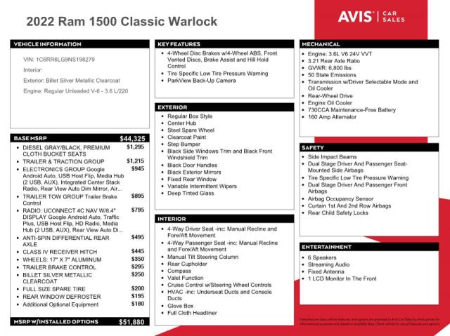 1C6RR6LG9NS198279 - 2022 RAM 1500 CLASS SLT ვერცხლისფერი ფოტო 12