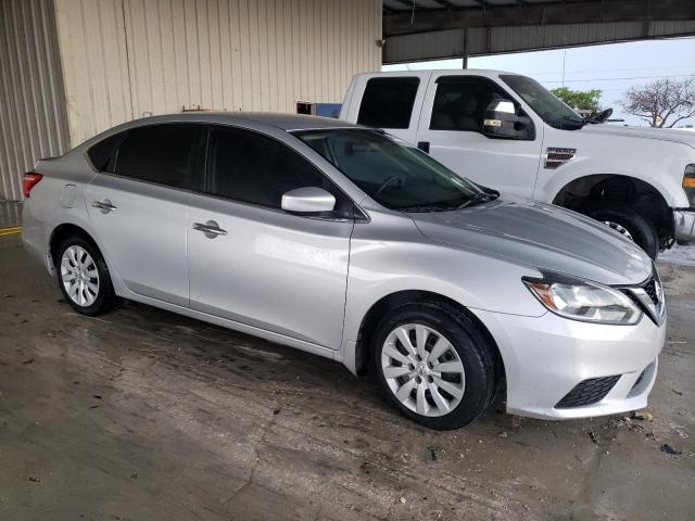 3N1AB7AP8GY292406 - 2016 NISSAN SENTRA S SILVER photo 4