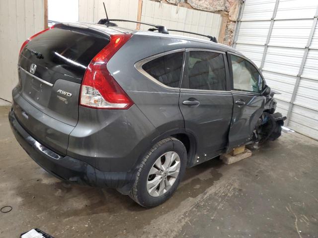 2HKRM4H74EH699177 - 2014 HONDA CR-V EXL SILVER photo 3