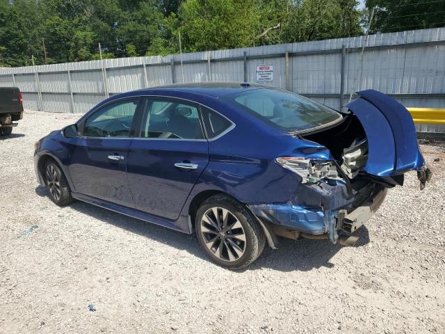 3N1AB7AP8KY294102 - 2019 NISSAN SENTRA S BLUE photo 2