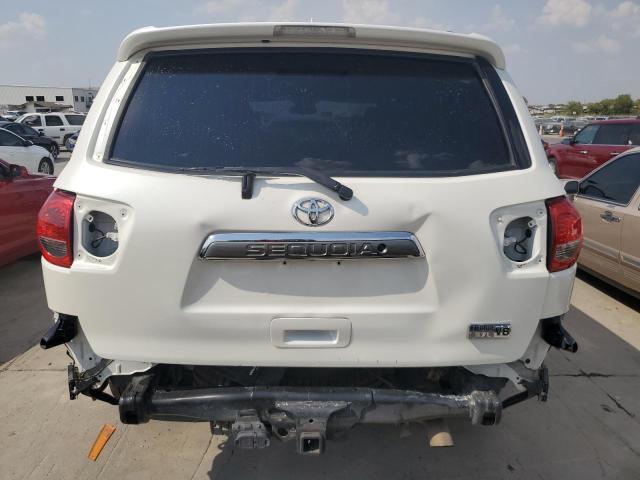 5TDYY5G18ES055453 - 2014 TOYOTA SEQUOIA PLATINUM WHITE photo 6