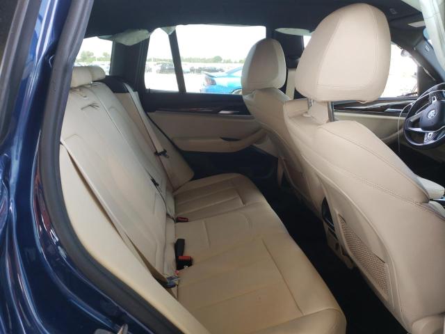 5UXTR7C59KLR49145 - 2019 BMW X3 SDRIVE30I BLUE photo 11