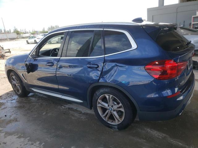 5UXTR7C59KLR49145 - 2019 BMW X3 SDRIVE30I BLUE photo 2