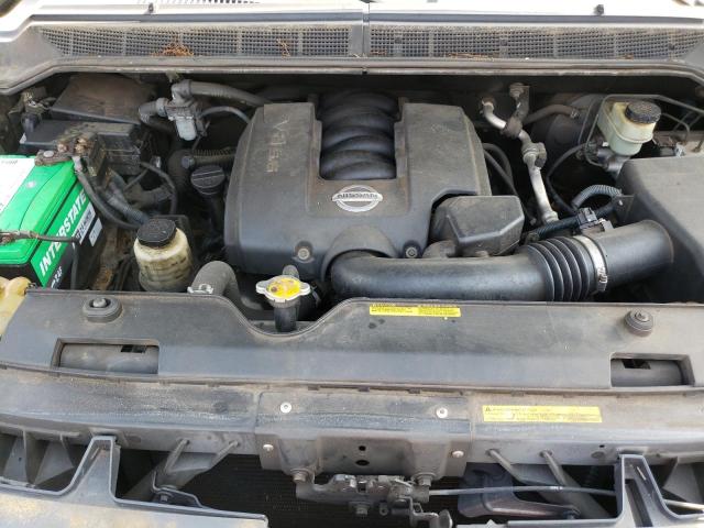 1N6AA06A14N579989 - 2004 NISSAN TITAN XE GRAY photo 11