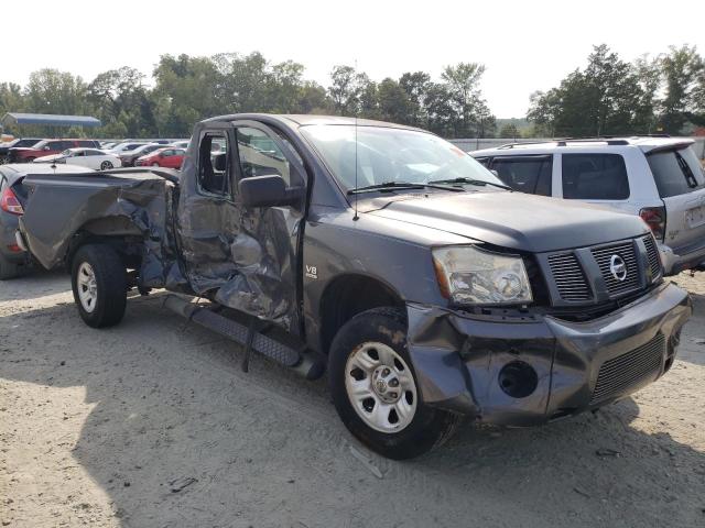 1N6AA06A14N579989 - 2004 NISSAN TITAN XE GRAY photo 4