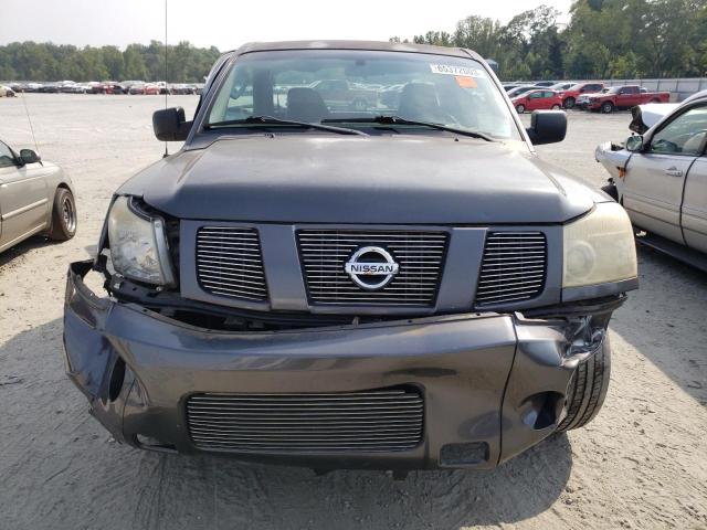 1N6AA06A14N579989 - 2004 NISSAN TITAN XE GRAY photo 5