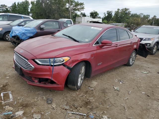 3FA6P0PU7HR211311 - 2017 FORD FUSION SE PHEV BURGUNDY photo 1