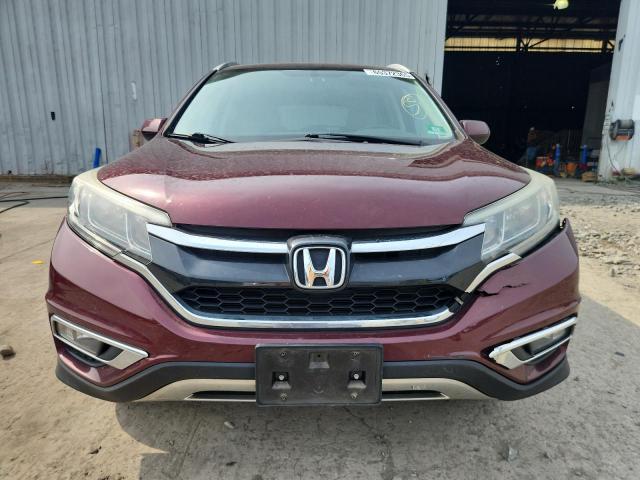 2HKRM4H77GH692100 - 2016 HONDA CR-V EXL BURGUNDY photo 5