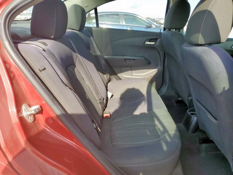 1G1JC5SH1D4100742 - 2013 CHEVROLET SONIC LT RED photo 10