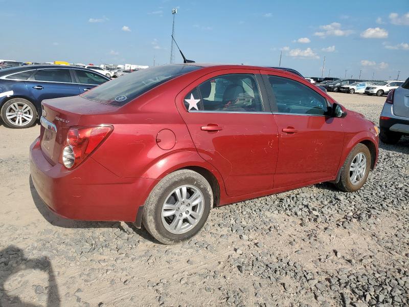 1G1JC5SH1D4100742 - 2013 CHEVROLET SONIC LT RED photo 3