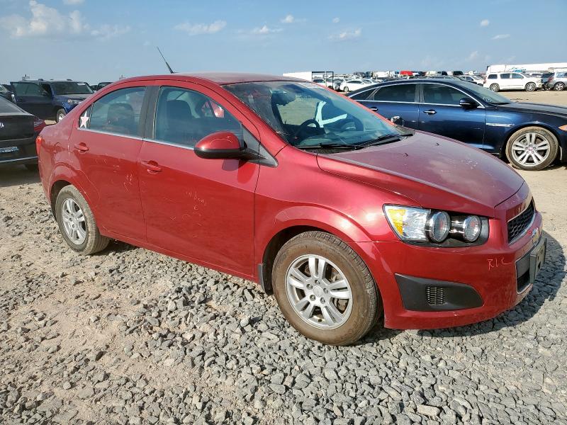 1G1JC5SH1D4100742 - 2013 CHEVROLET SONIC LT RED photo 4