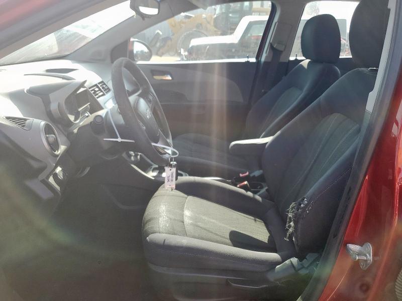 1G1JC5SH1D4100742 - 2013 CHEVROLET SONIC LT RED photo 7