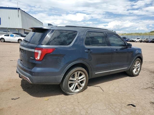 1FM5K8D80HGA72992 - 2017 FORD EXPLORER XLT CHARCOAL photo 3