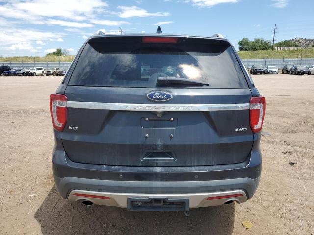 1FM5K8D80HGA72992 - 2017 FORD EXPLORER XLT CHARCOAL photo 6