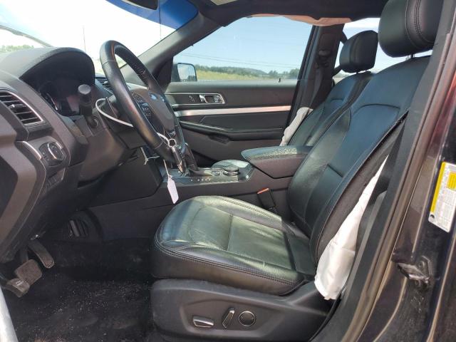 1FM5K8D80HGA72992 - 2017 FORD EXPLORER XLT CHARCOAL photo 7