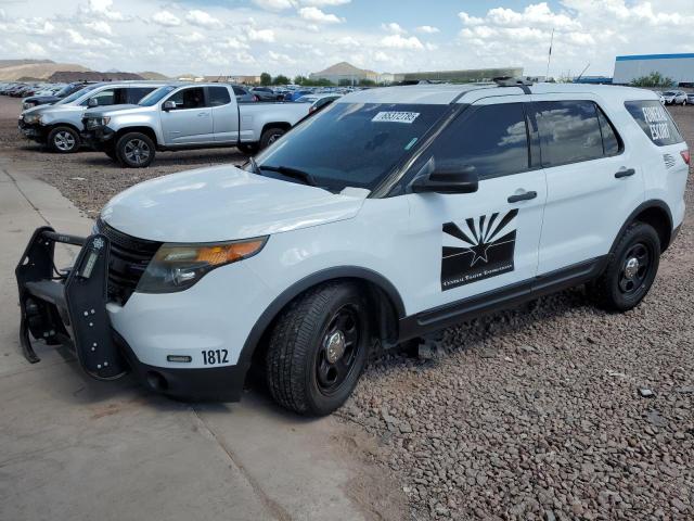 1FM5K8AR9EGC61651 - 2014 FORD EXPLORER POLICE INTERCEPTOR WHITE photo 1